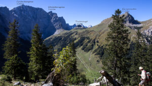 Ahornboden - Blick ins Karwendel
