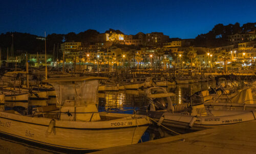 Port de Sóller bei Nacht